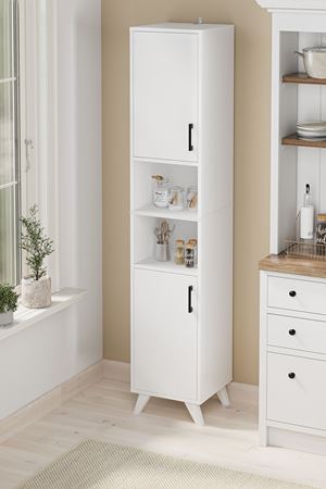 12-63-01 Bofigo Nergis Multi-Purpose Storage Cabinet WHITE