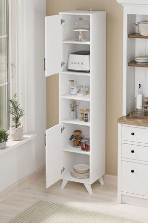 12-63-01 Bofigo Nergis Multi-Purpose Storage Cabinet WHITE