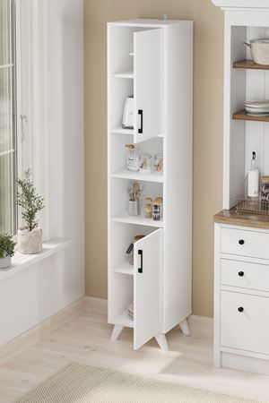 12-63-01 Bofigo Nergis Multi-Purpose Storage Cabinet WHITE