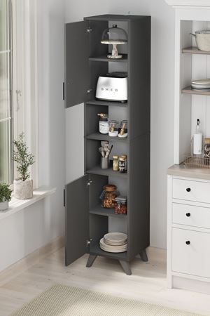 12-63-08 Bofigo Nergis Multi-Purpose Storage Cabinet ANTHRACITE