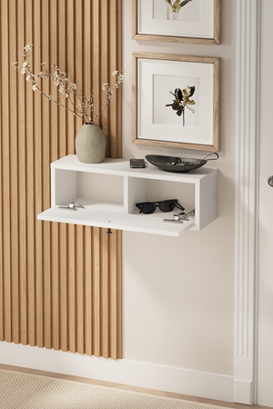 14-04-01 Bofigo Sude Wall-Mounted Console Table WHITE