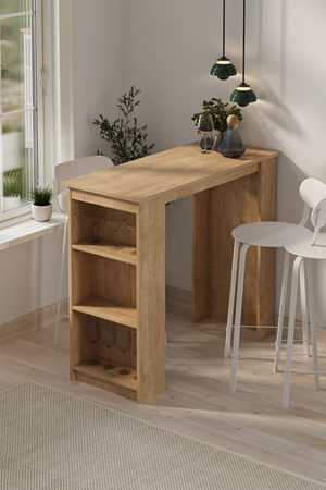 34-09-14 Kitchen Bar Table SAPPHIRE OAK