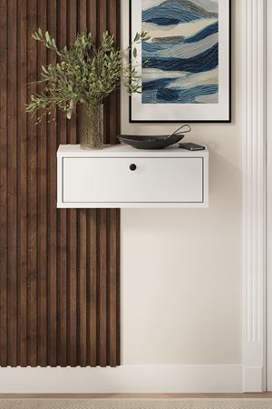 14-05-01 Bofigo Duru Wall-Mounted Console Table WHITE