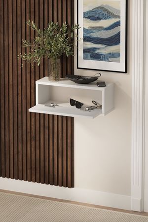 14-05-01 Bofigo Duru Wall-Mounted Console Table WHITE