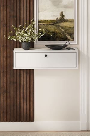 14-06-01 Bofigo Yağmur Wall-Mounted Console Table WHITE
