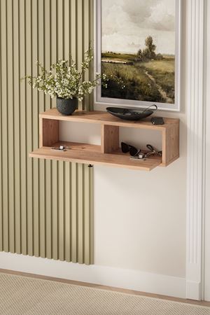 14-06-02 Bofigo Yağmur Wall-Mounted Console Table PINE