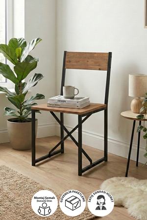 Bofigo Mutfak Seti Sandalyesi Mutfak Masası Sandalyesi Balkon Masası Sandalyesi Çam