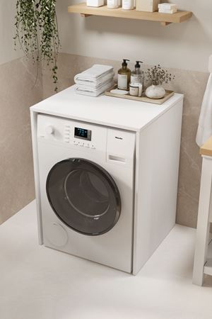 12-65-01 Pınar Washing Machine Cabinet WHITE