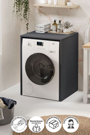 12-65-08 Pınar Washing Machine Cabinet ANTHRACITE
