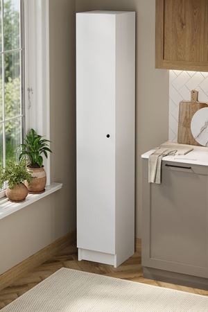 12-49-01 Multi-Purpose Cabinet with Door and 5 Shelves WHITE