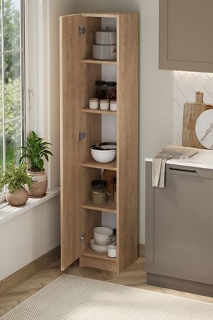 12-49-14 Multi-Purpose Cabinet with Door and 5 Shelves SAPPHIRE OAK