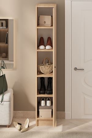 12-49-14 Multi-Purpose Cabinet with Door and 5 Shelves SAPPHIRE OAK