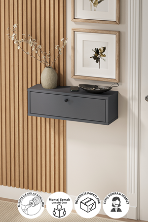 14-04-08 Bofigo Sude Wall-Mounted Console Table ANTHRACITE