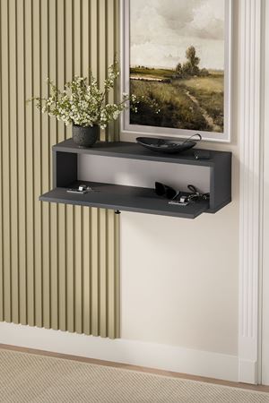 14-06-08 Bofigo Yağmur Wall-Mounted Console Table ANTHRACITE