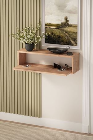 14-06-02 Bofigo Yağmur Wall-Mounted Console Table PINE