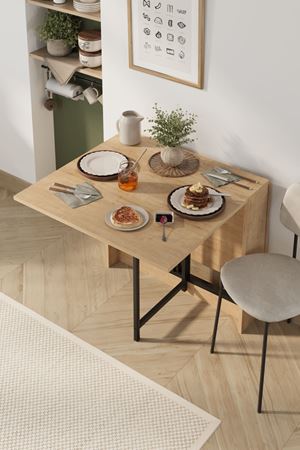 Bofigo Mutfak Masası Katlanır Masa Yemek Masası Mutfak Masası Viyana Safir Meşe