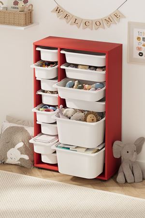 12-66-15 Rüya Cabinet - Red