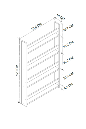 Bofigo Çağla Cabinet & Montessori Bookshelf Set