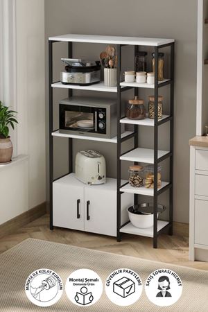 28-08-01 Brazil Kitchen Shelf WHITE