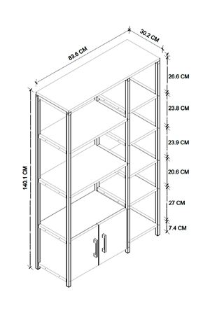 28-08-01 Brazil Kitchen Shelf WHITE