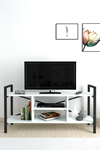 Bofigo TV Stand Shelf TV Unit Television Stand White