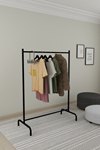 Bofigo Garment Hanger Pedestal Hanger Clothes Rack Black