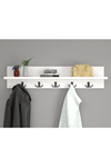 Bofigo Coat Hanger Wall Hanger Clothes Hanger White 80 Cm