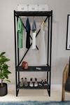 Bofigo Metal Coat Rack Clothes Rack  Shoe Rack  Bendir