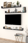 Bofigo Tv Shelf Wall Shelf Flying Shelf Bookcase Shelf 120 Cm Anthracite