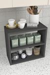 Bofigo Counter Top Shelf Spice Rack  Anthracite