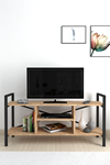 Bofigo TV Stand Shelf TV Unit Television Table Pine