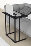 Bofigo Metal Leg Laptop Table Breakfast Table Work Table Anthracite