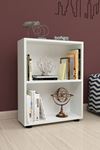 Bofigo Decorative 3 Shelves Bookcase White