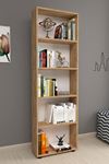 Bofigo Decorative 5 Shelf Bookcase Pine