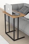 Bofigo Metal Leg Laptop Table Breakfast Table Work Table Pine