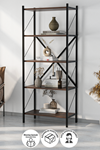 15-01-13 5 Shelves Metal Bookshelf MARS