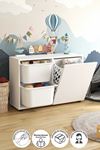 12-39-01 2 Baskets Multifunctional Sıla Cabinet WHITE