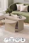 22-41-57 Açelya Nesting Coffee Table Set Cashmere